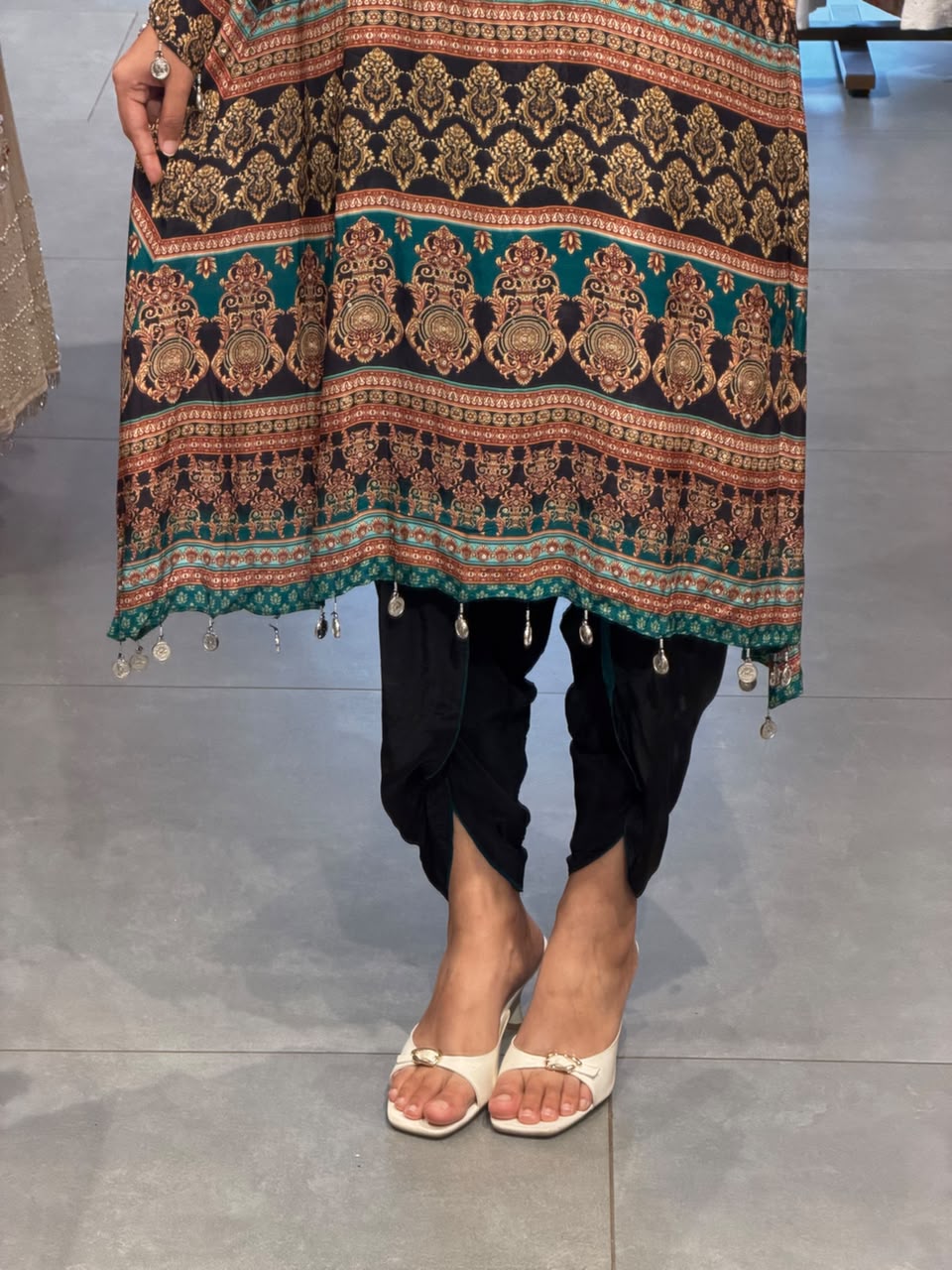 Royal Print Crape Silk Set