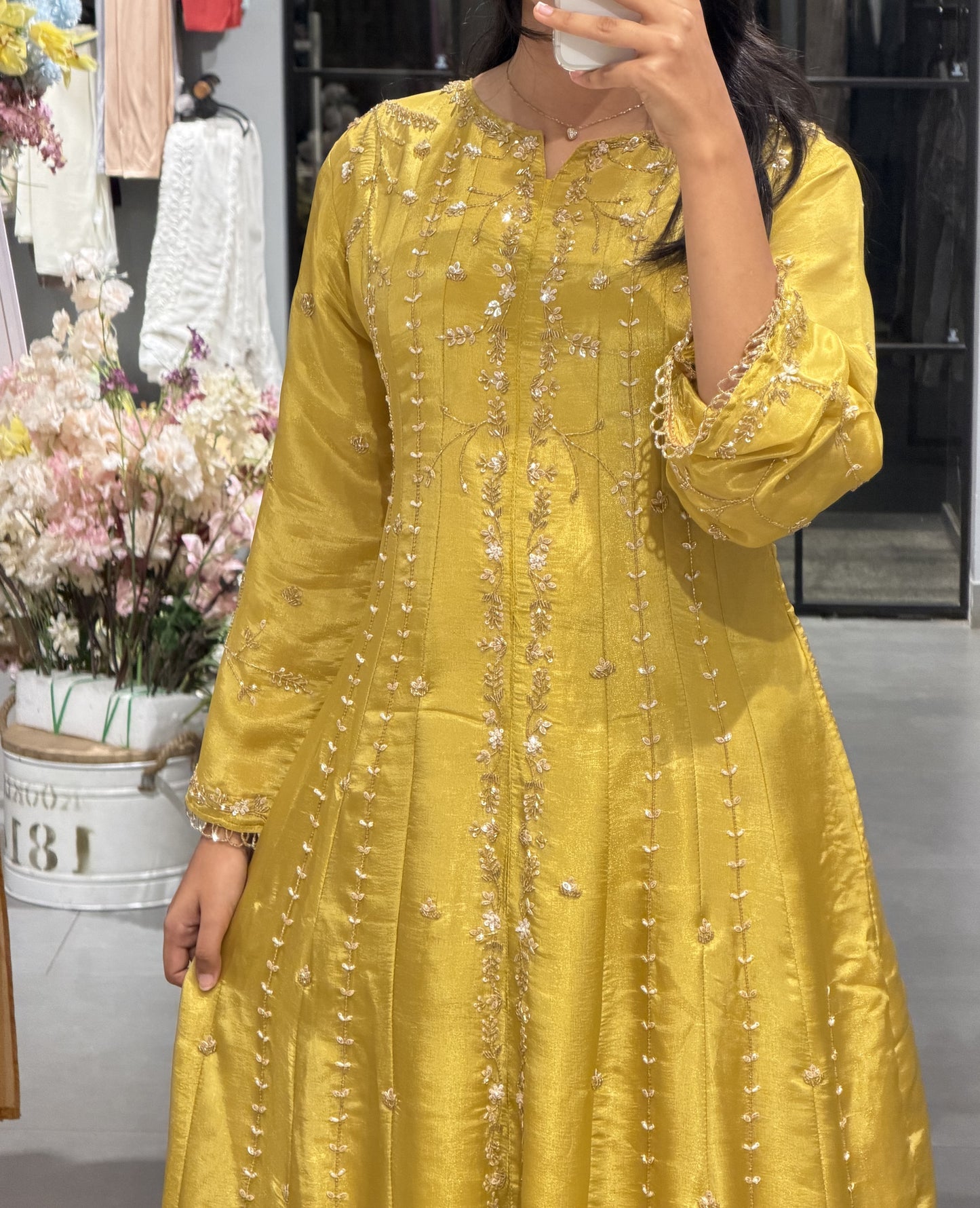 Sunlit Flare Anarkali Set