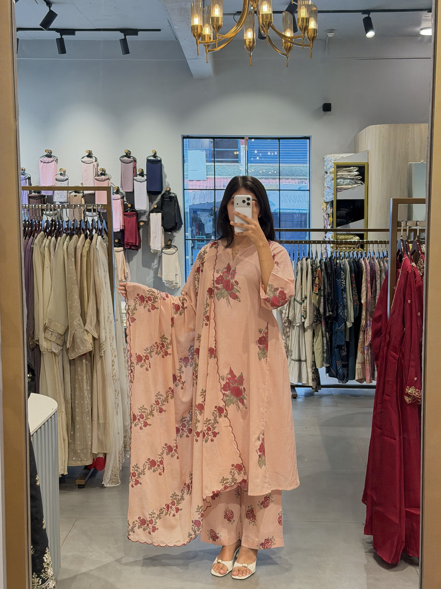 Floral Grace Mull Cotton Suit Set
