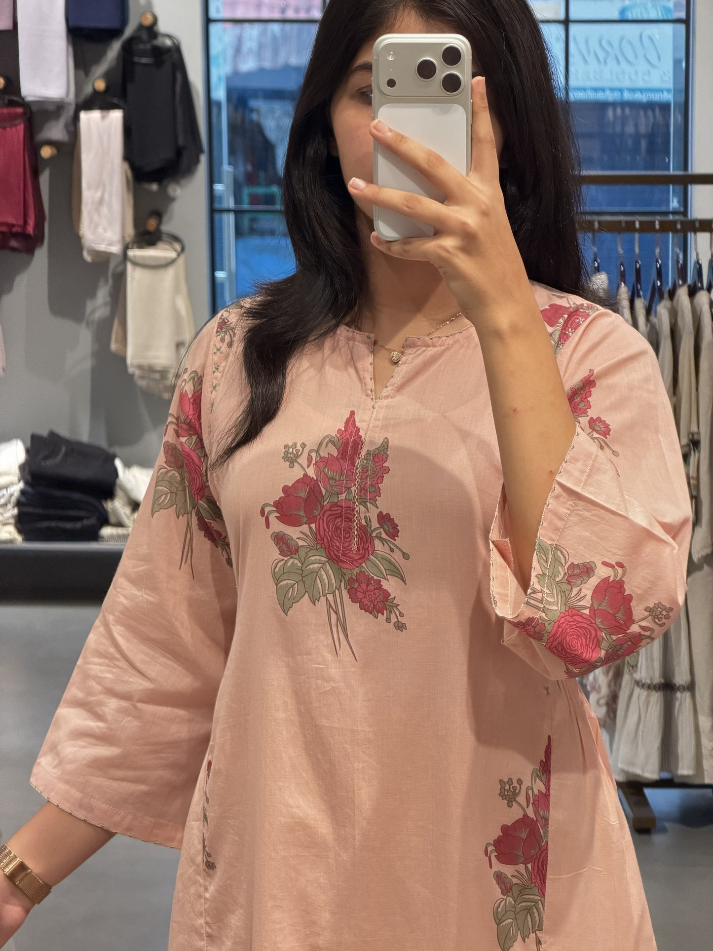 Floral Grace Mull Cotton Suit Set