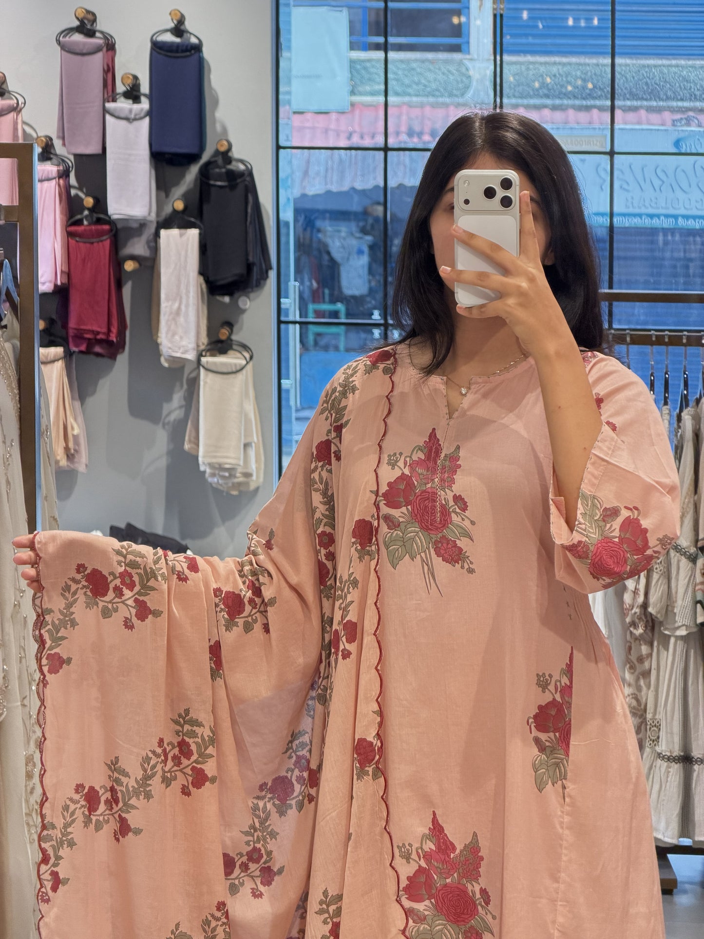Floral Grace Mull Cotton Suit Set