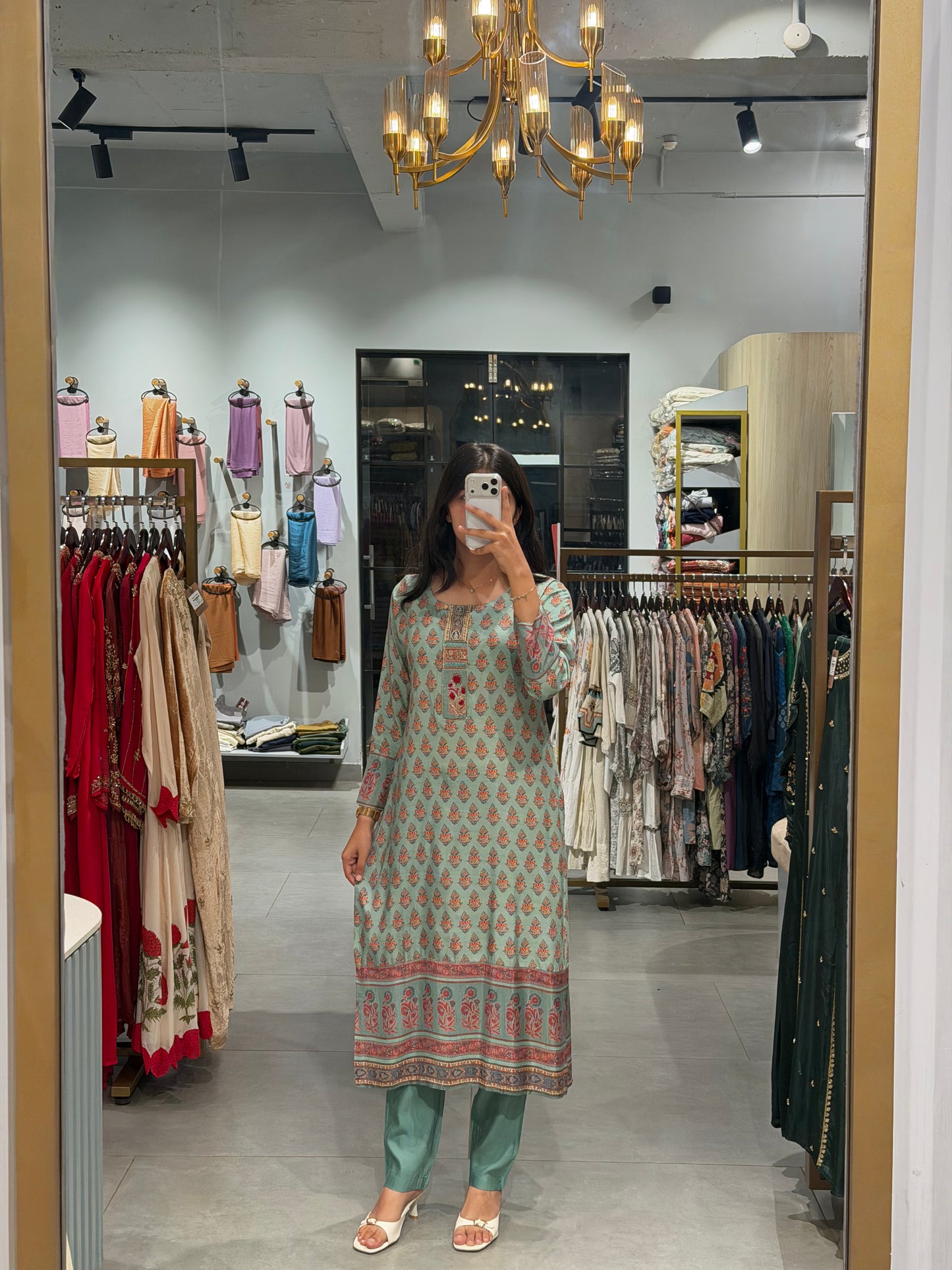 Soft Cotton Floral Printed Kurta Set