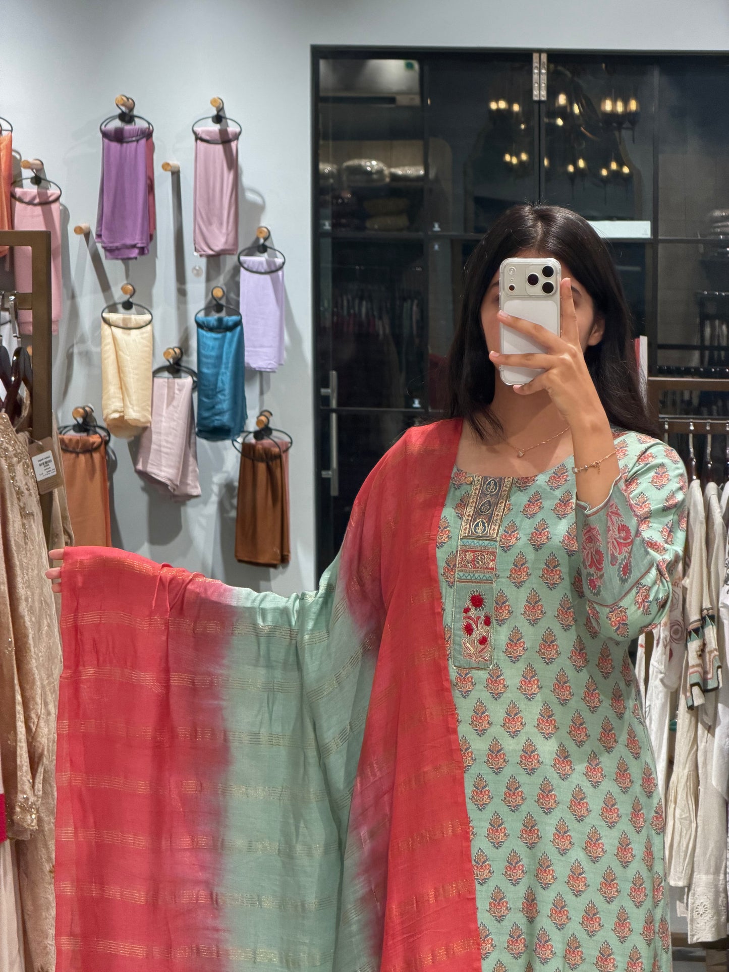Soft Cotton Floral Printed Kurta Set