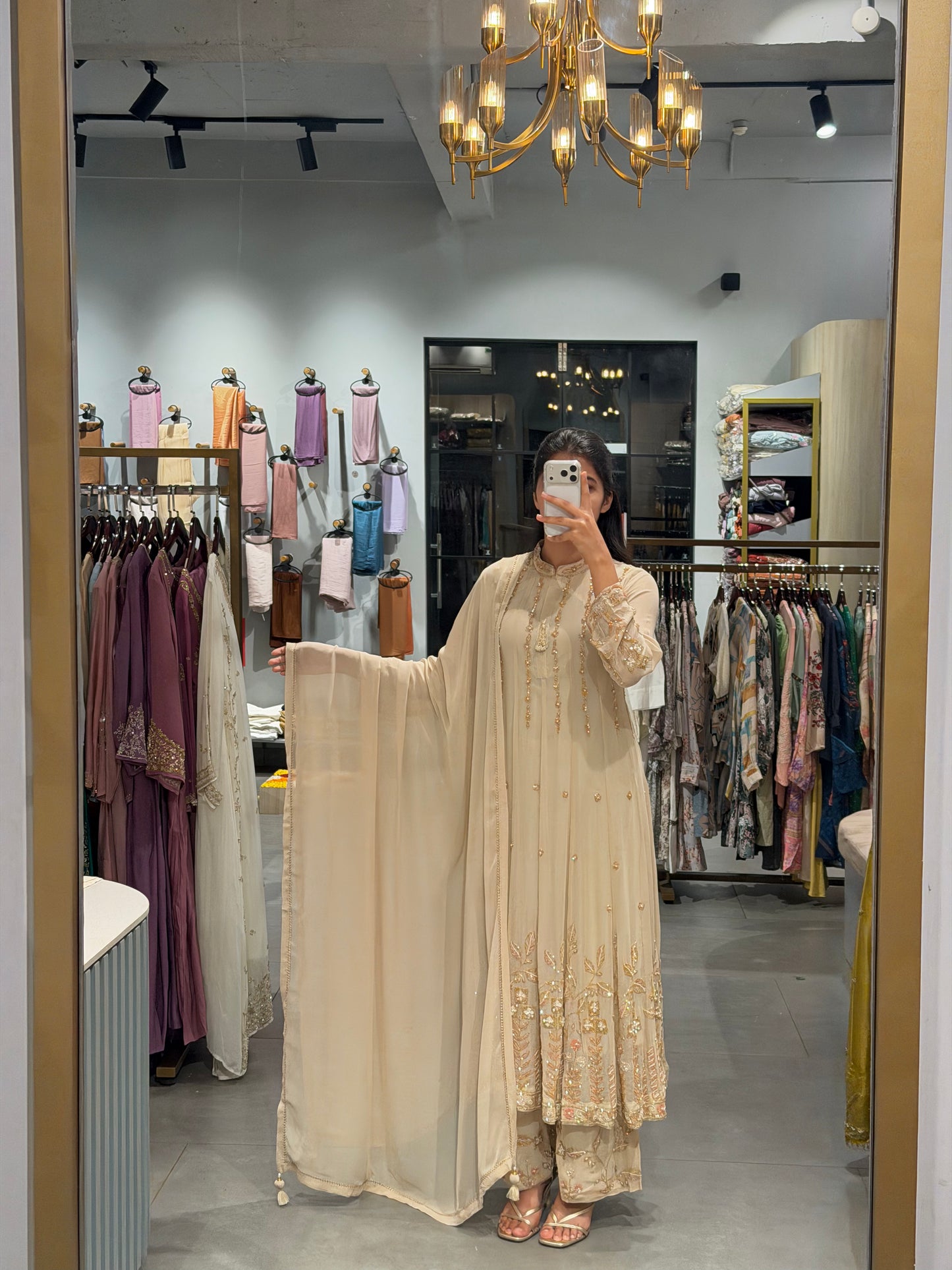 Ivory Grace Viscose Georgette