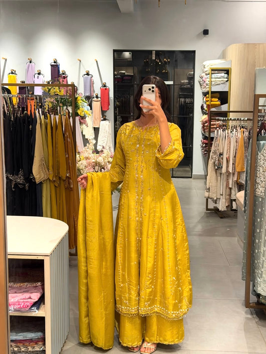 Sunlit Flare Anarkali Set