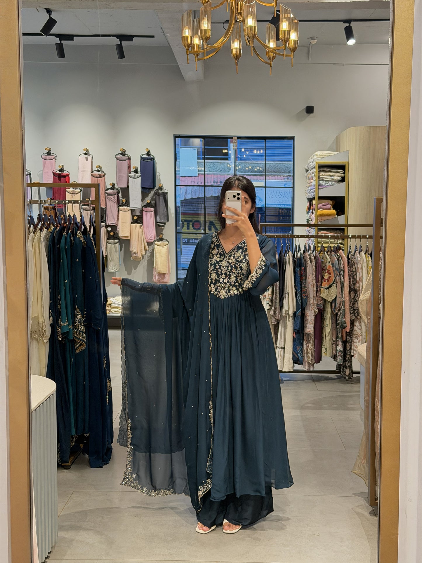 Elegant Soft Organza Suit Set
