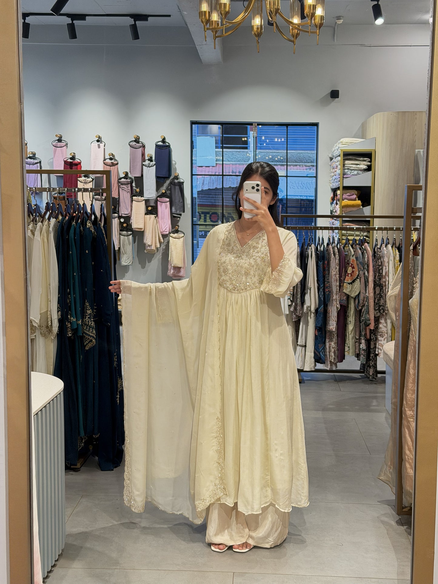 Elegant Soft Organza Suit Set