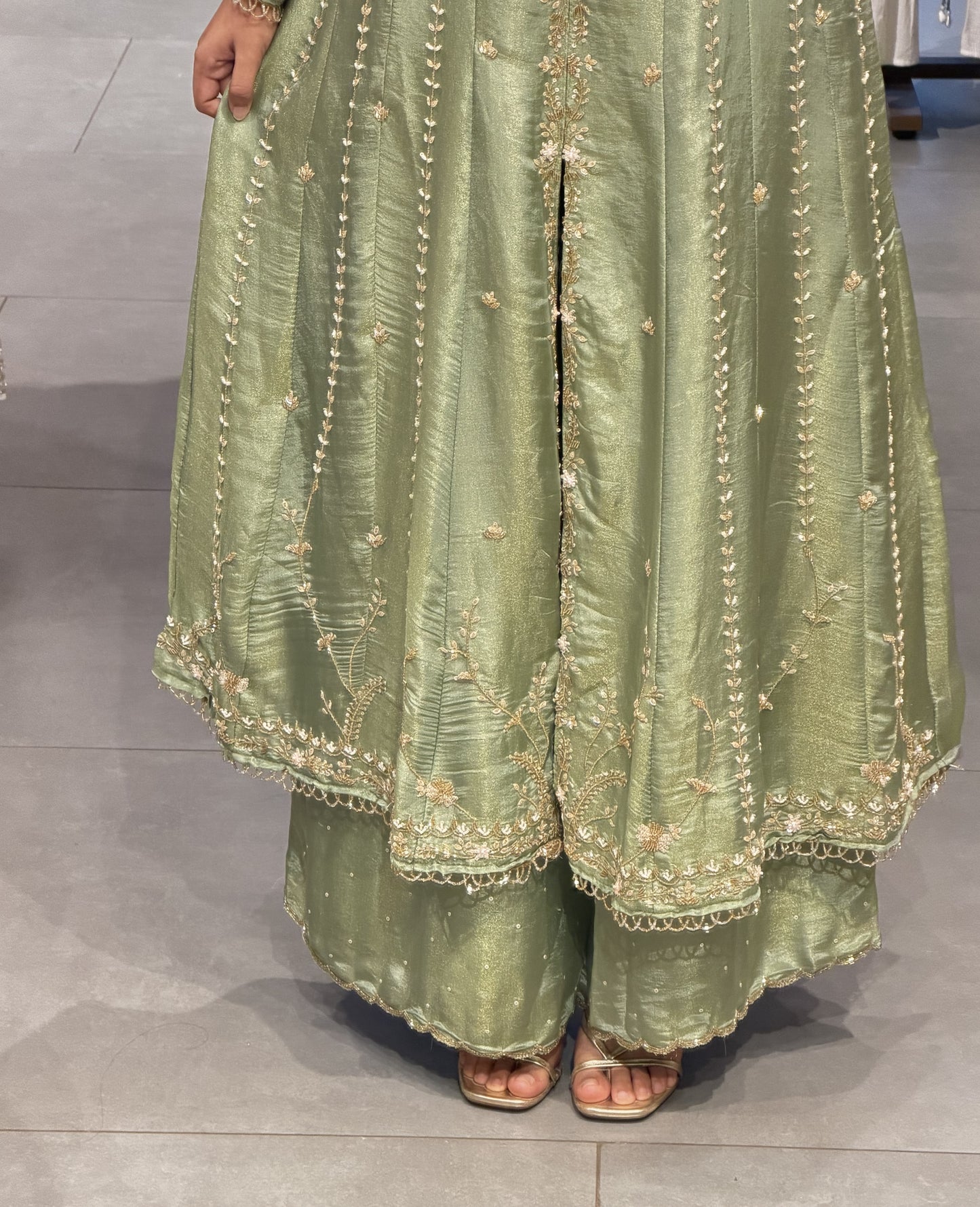 Sunlit Flare Anarkali Set