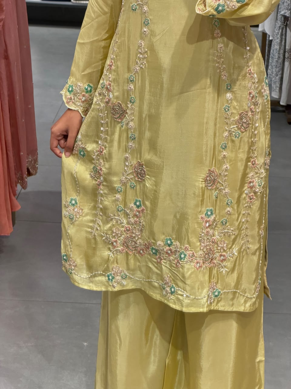Elegant uppada silk pakistani set